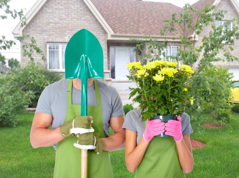 Team member reviewing safe working practices outdoors